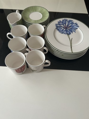 Flora kaffeeservice 6 - flora,