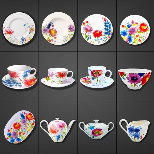 Villeroy boch anmut flowers - villeroy,